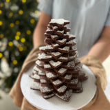 Salted Chocolate Biscuit Star Tree